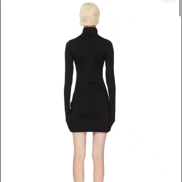 Vetements high neck glove mini dress